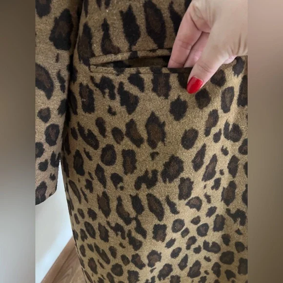 Long Leopard Coat - Picture 4 of 7